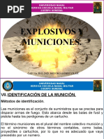 EXPLOSIVOS Y MUNICIONES (Identificación de La Munición)