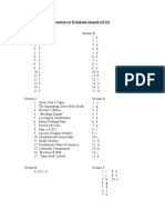 Answers To Workbook (Chapters 19-22)