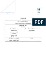 Antenna Ii: Course Number and Name