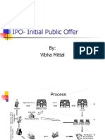 IPO-Initial Public Offer: By: Vibha Mittal