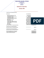 Statement of Cash Flow