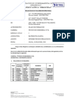 Modelo de Informe - ONG PROVIDA