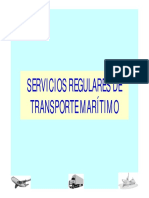 Servicios Regulares de Transporte Maritimo