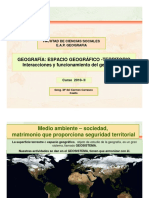 Geografía. Espacio Geográfico - Territorio PDF