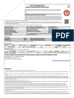 Irctcs E-Ticketing Service Electronic Cancellation Slip (Personal User)