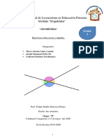 Ejercicios Sobre Rectas y Angulos