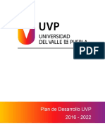 Plan de Desarrollo UVP 2016 - 2022