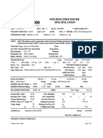 Welding Procedure Welding Procedure Specification Specification