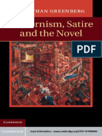 Modernism, Satire and The Novel by Jonathan Greenberg