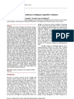 Combined Strength and Endurance Training in Competitive Swimmers