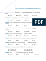 Exercise 15 Mark The Letter A, B, C or D On Your Answer Sheet To Indicate The Correct Answer To Each of The Following Question