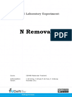 N Removal: CIE4485 Laboratory Experiment