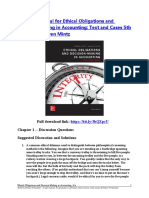 Solution Manual For Ethical Obligations and Decision-Making in Accounting Text and Cases 5th Edition by Steven Mintz