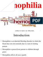 Hemophilia: R Dhake, Asst. Professor, RCN, Bhilwara (RAJ)