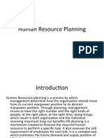 Human Resource Planning