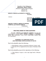 Regional Trial Court: Republic of The Philippines National Capital Judicial Region Branch 46 Manila City