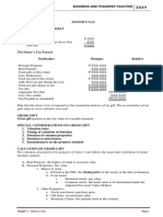 TAXATION 2 Chapter 7 Donors Tax PDF