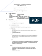 Lesson Plan in T.L.E. - Exploratory Drafting