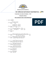 Delegação de Manica: X F X) Lim F (X + X) F (X) X X X F X X × X F X) Lim