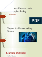 Business Finance in The Philippine Setting: Student Guide