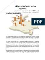 Desigualdad Económica en Las Regiones