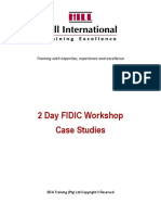 2-Day FIDIC Workshop ME - Case Studies PDF