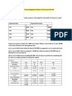 Treasury Management Vs Cash Management Answer To Warm Up Exercises