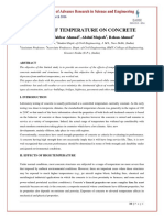 Effects of Temperature On Concrete