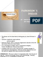 Parkinson'S Disease: by - Nikita Borade BPT Final Year