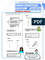 Ejercicios de Números Primos para Tercero de Secundaria