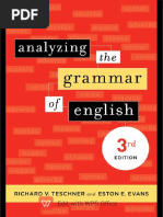 Analyzing The Grammar of English, 3rd Edition