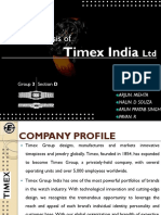 Timex Case Study