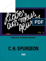 Charles Spurgeon - Lições Aos Meus Alunos (Vol.3) PDF