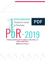 Presupuesto Basado en Resultados DPbR2019 - M2. - Leccion - 8