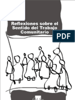 Sentido Trabajo Comunitario