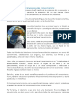 Fenomenología Del Conocimiento PDF