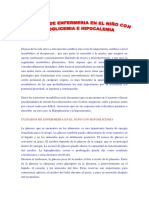 Hipoglucemia e Hipocalcemia PDF