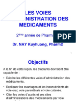 5 Les Voies Dadministrations Du Medicament