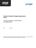 Ceramic Transient Voltage Suppressors, CTVS: Protection Standards For Electromagnetic Compatibility (EMC)