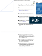 Output Diagnostic Test Mode (DTM) : Notes