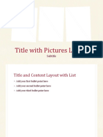 Title With Pictures Layout