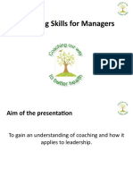 Coaching Skills For Managers