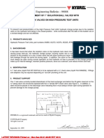 Engineering Bulletin - 99008: Replacement of 1" Isolation Ball Valves With " Check Valves On High Pressure Test Units