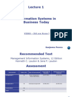 Lecture 1-Information Systems in Business Today