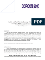 Paper No. RP-41: Sulfuric Acid Plant Plate Heat Exchanger Plate Corrosion