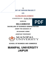 Manipal University Jaipur: Report of Minor Project ON