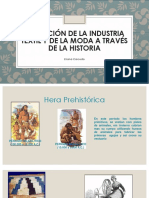 Evolución de La Industria Textil A Traves de La Historia