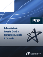 Laboratório de Química Geral e Inorgânica Aplicada À Farmácia PDF