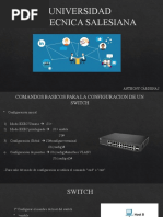 Comandos Basicos para La Configuracion de Un Switch