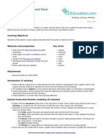 Plant Structures and Their Functions: Learning Objectives